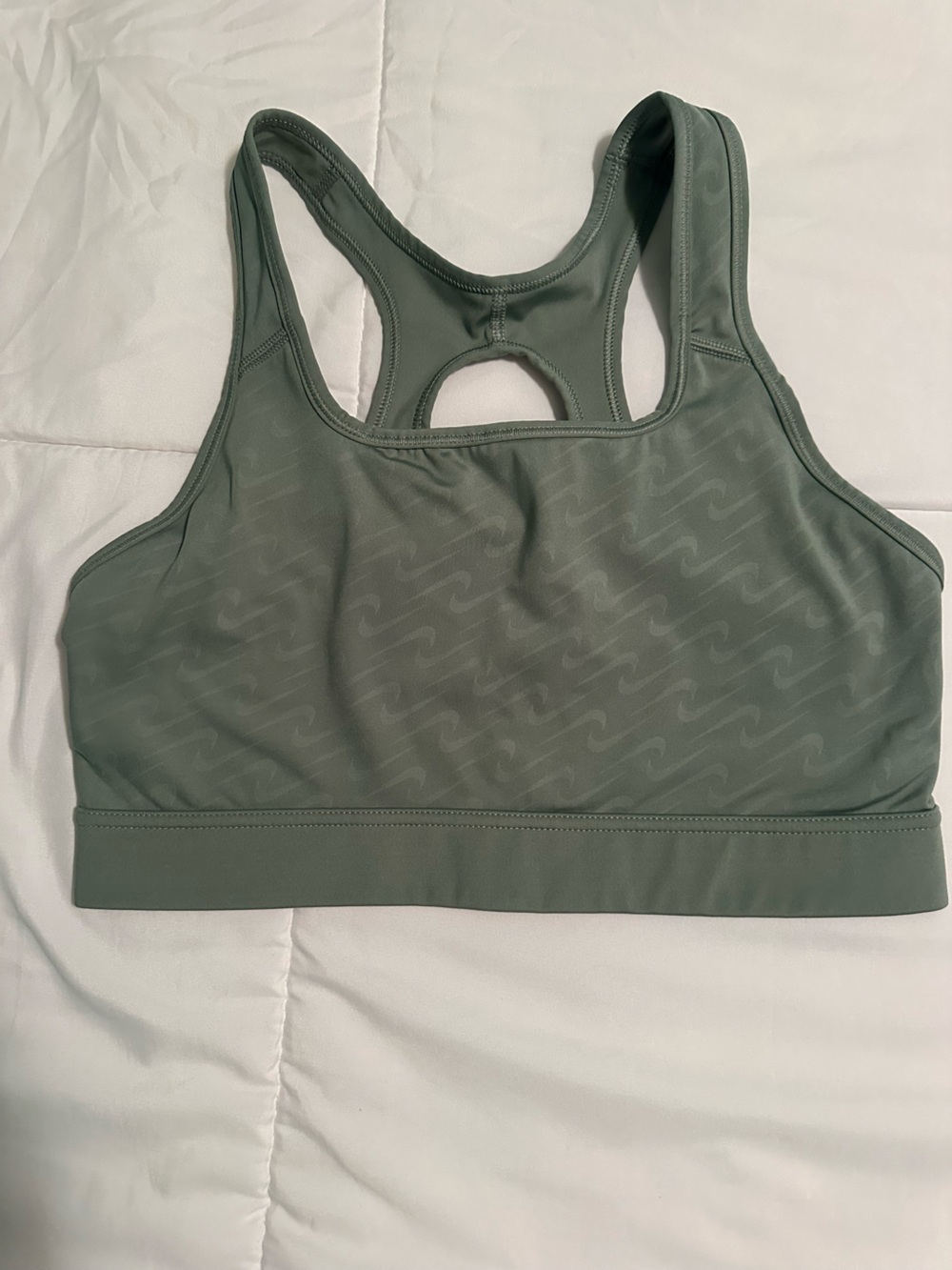 Nike Sage Green Racerback Sports Bra